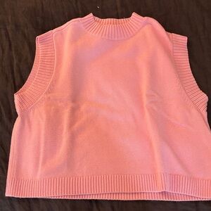 Darling Pink Sleeveless Vest